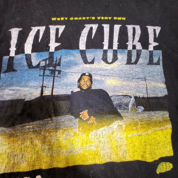 Ice Cube Graphic Unisex T SS Blk Sm - Picture 2 of 4